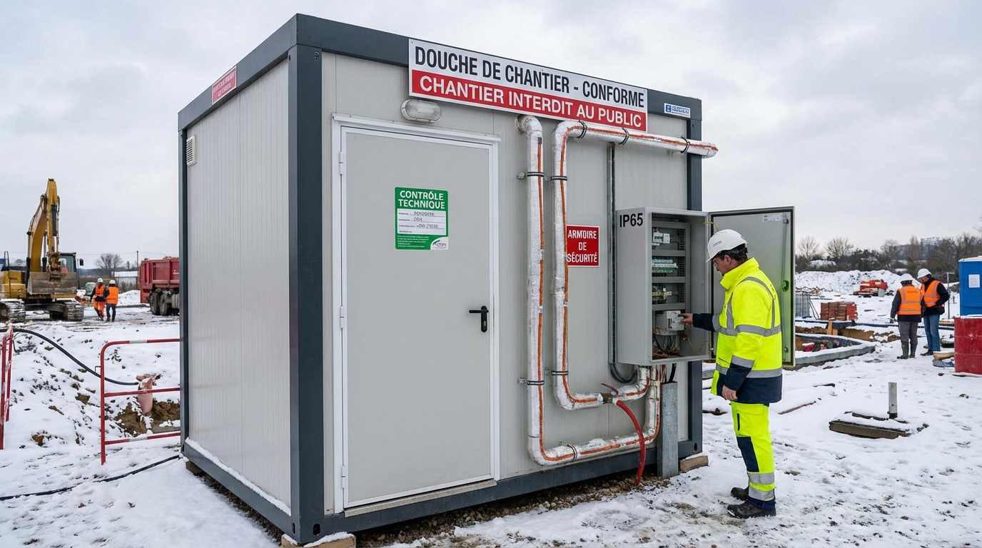 découvrez comment choisir et installer une douche de chantier conforme aux obligations légales en vigueur pour assurer sécurité et hygiène sur vos chantiers.