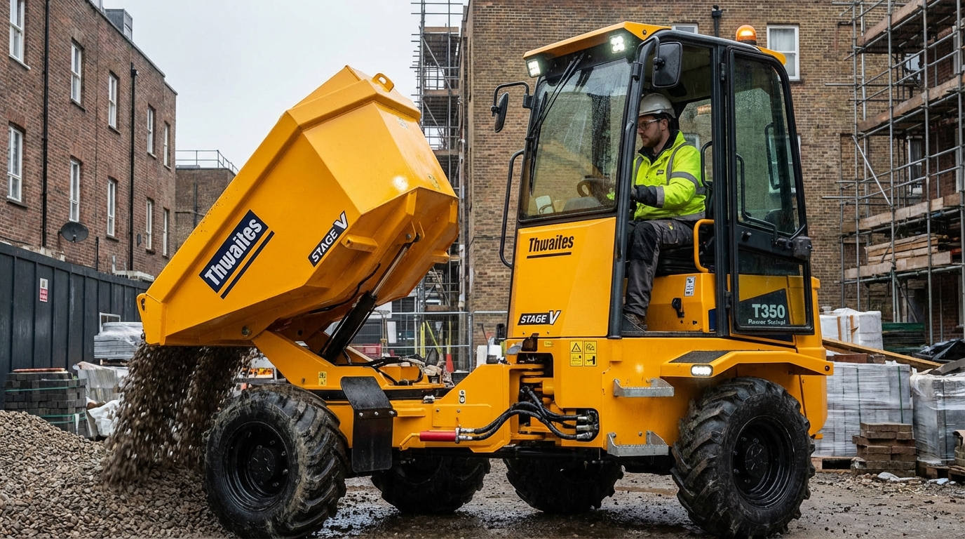découvrez le thwaites dumper, le dumper articulé conçu pour les conducteurs expérimentés qui souhaitent exploiter tout son potentiel en efficacité et maniabilité sur chantier.